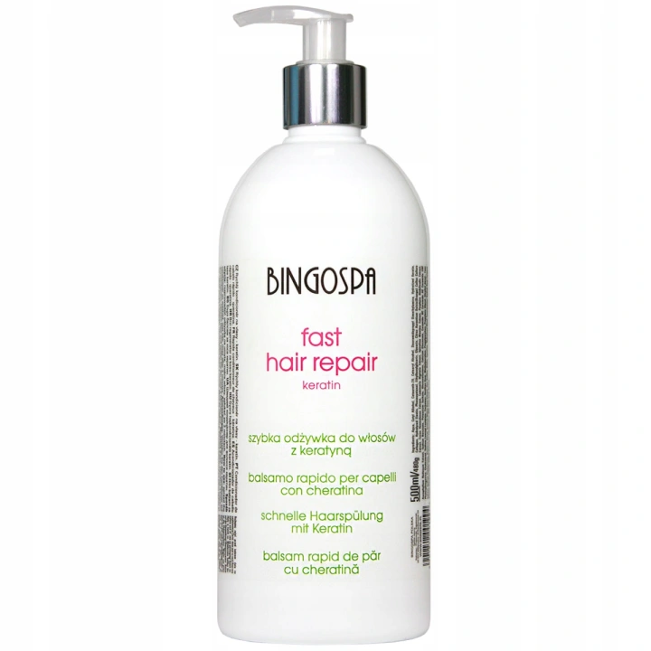 BINGOSPA Fast Hair Repair szybka odżywka do włosów z Keratyną 500ml
