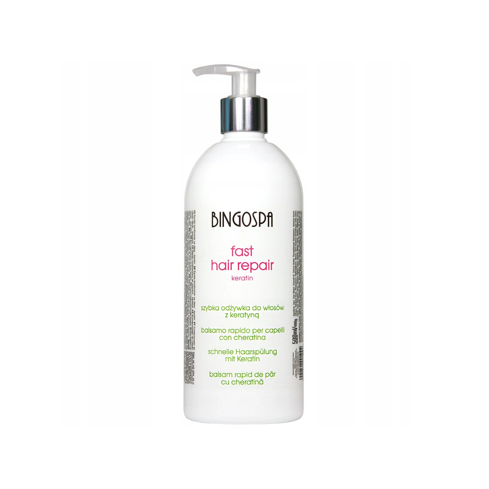 BINGOSPA Fast Hair Repair szybka odżywka do włosów z Keratyną 500ml