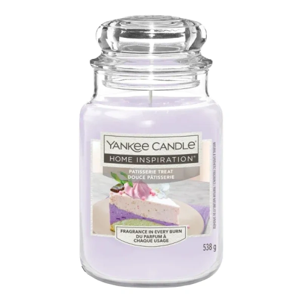 YANKEE CANDLE Home Inspiration Duża świeca w słoiku PATISSERIE TREAT 538g