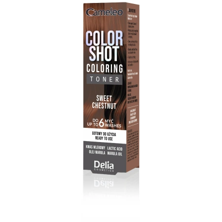 DELIA Cameleo Color Shot toner do włosów Sweet Chestnut 75ml