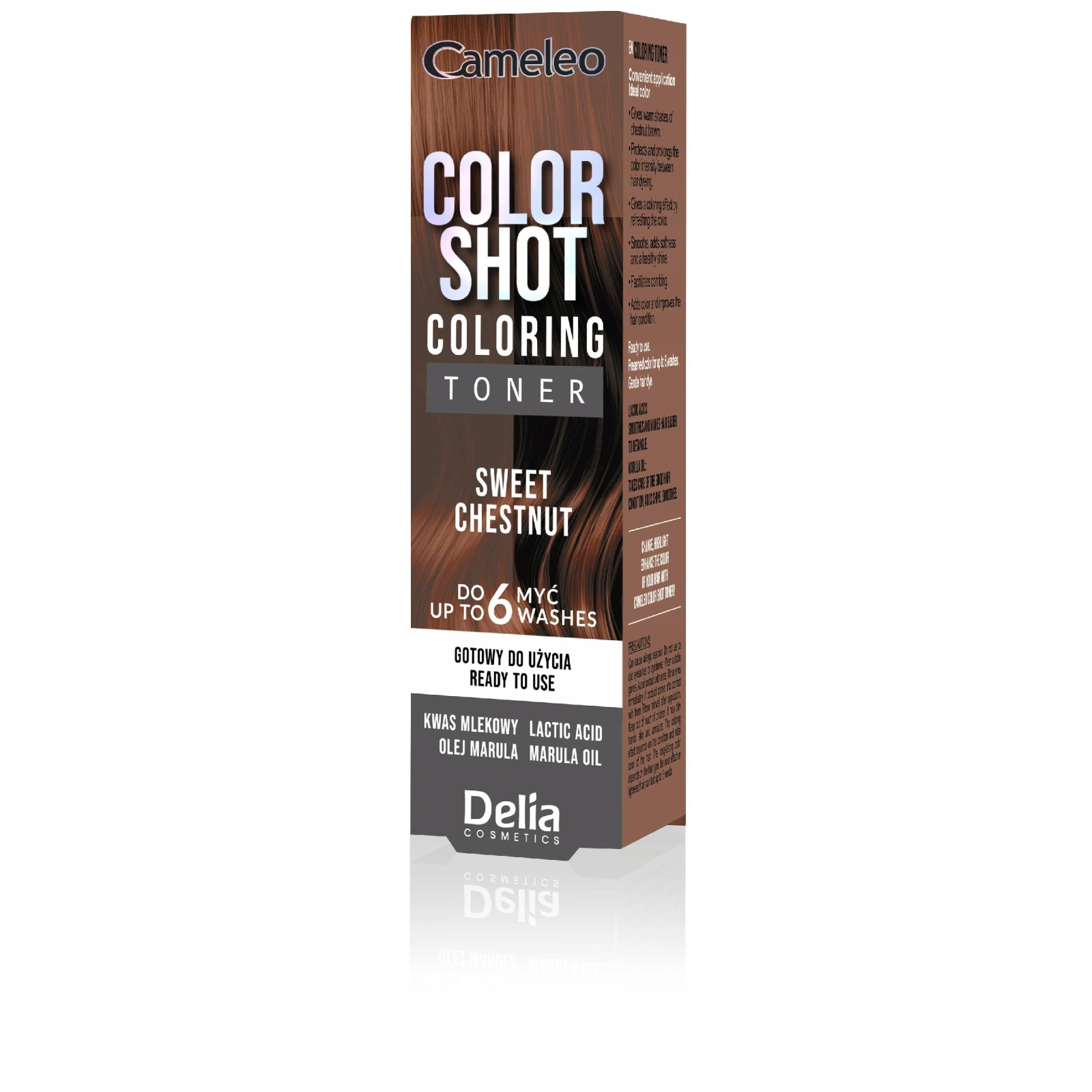 DELIA Cameleo Color Shot toner do włosów Sweet Chestnut 75ml