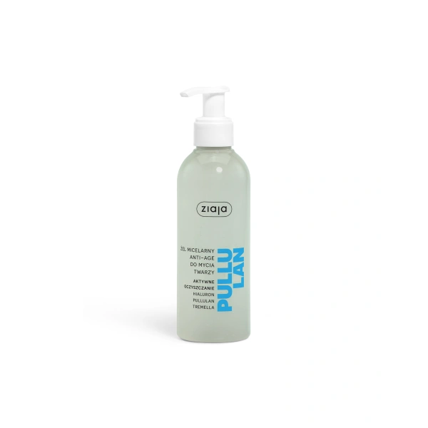 ZIAJA Pullulan żel micelarny Anti-Age do mycia twarzy z pompką 200ml