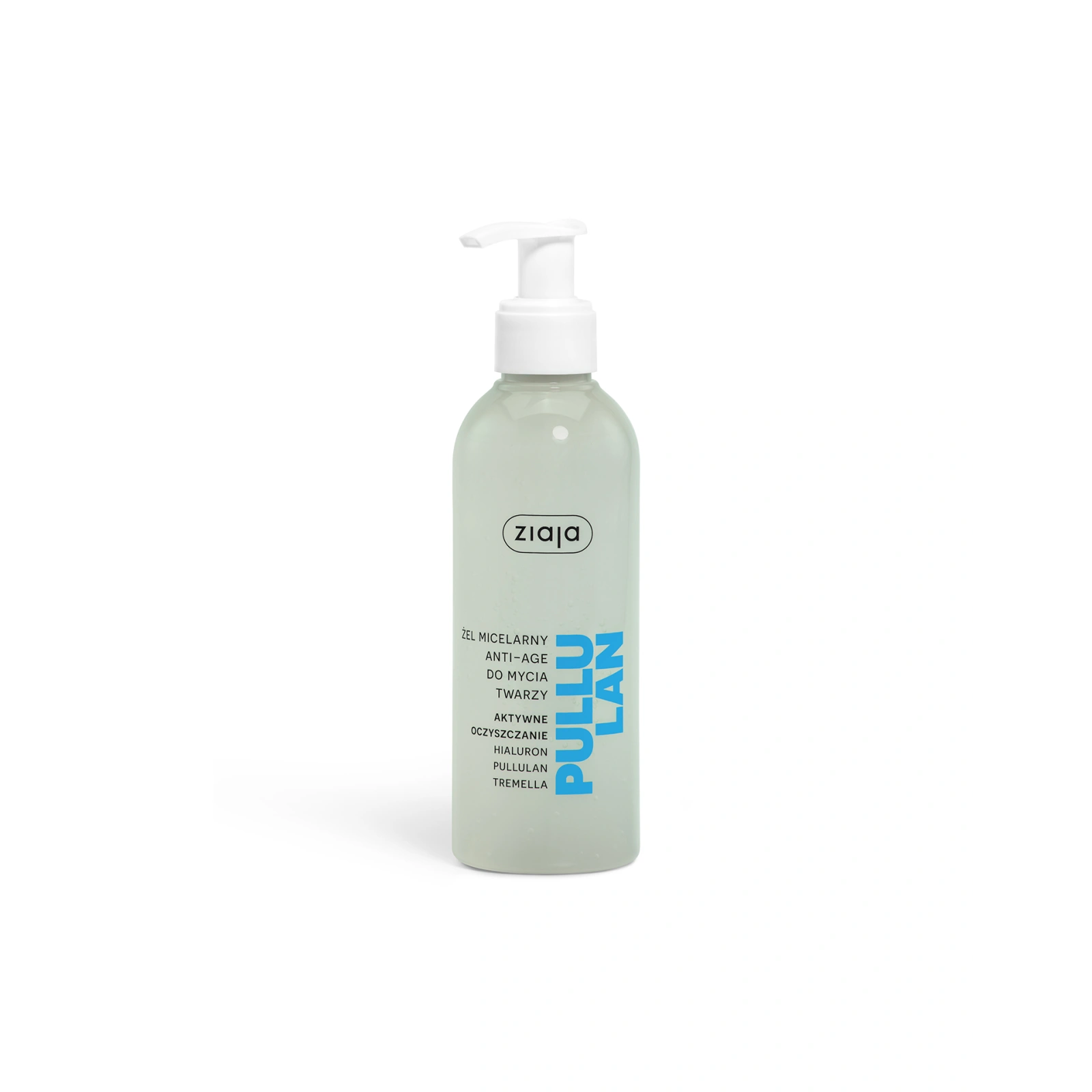 ZIAJA Pullulan żel micelarny Anti-Age do mycia twarzy z pompką 200ml