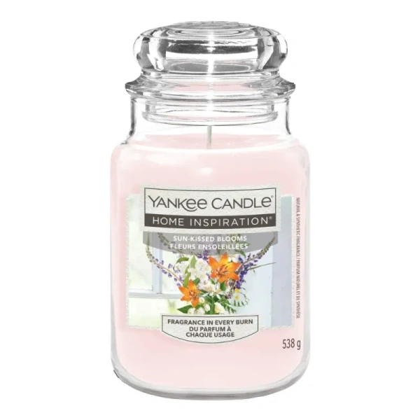 YANKEE CANDLE Home Inspiration Duża świeca w słoiku SUN-KISSED BLOOMS 538g