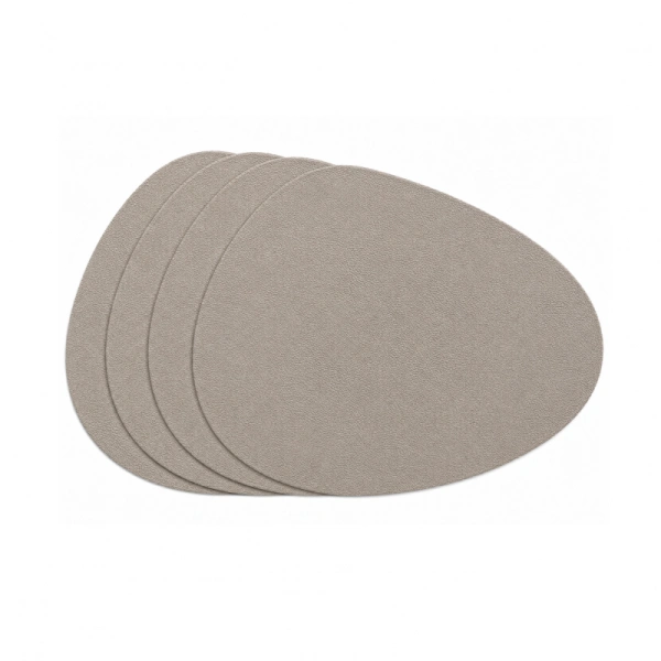 ECARLA podkładka na stół zestaw 4szt dwustronne 13,8x11,2cm Ekoskóra MP57