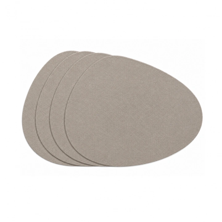 ECARLA podkładka na stół zestaw 4szt dwustronne 13,8x11,2cm Ekoskóra MP57