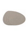 ECARLA podkładka na stół zestaw 4szt dwustronne 13,8x11,2cm Ekoskóra MP57