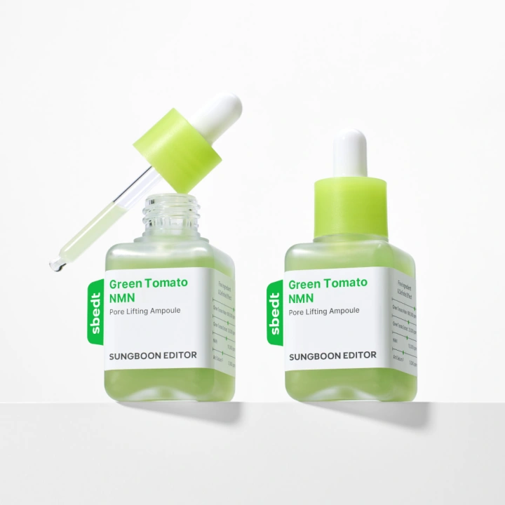 SUNGBOON EDITOR Green Tomato koreańska ampułka zwężająca pory NMN Pore 40ml