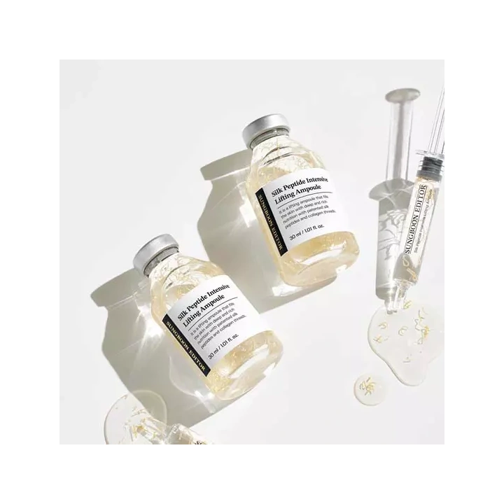 SUNGBOON EDITOR Silk Peptide koreańska ampułka liftingująca z jedwabiem i EGF 35ml