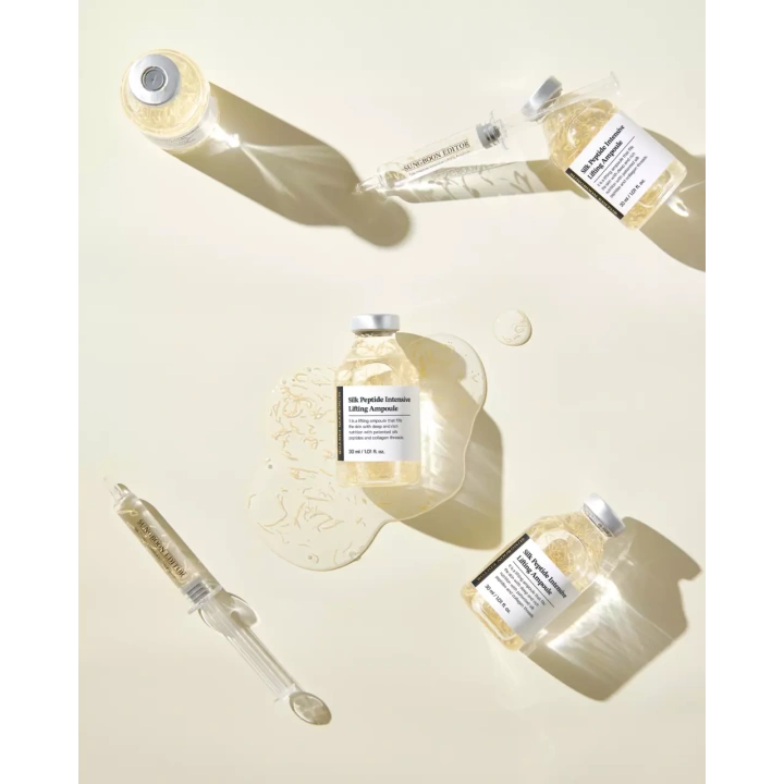 SUNGBOON EDITOR Silk Peptide koreańska ampułka liftingująca z jedwabiem i EGF 35ml