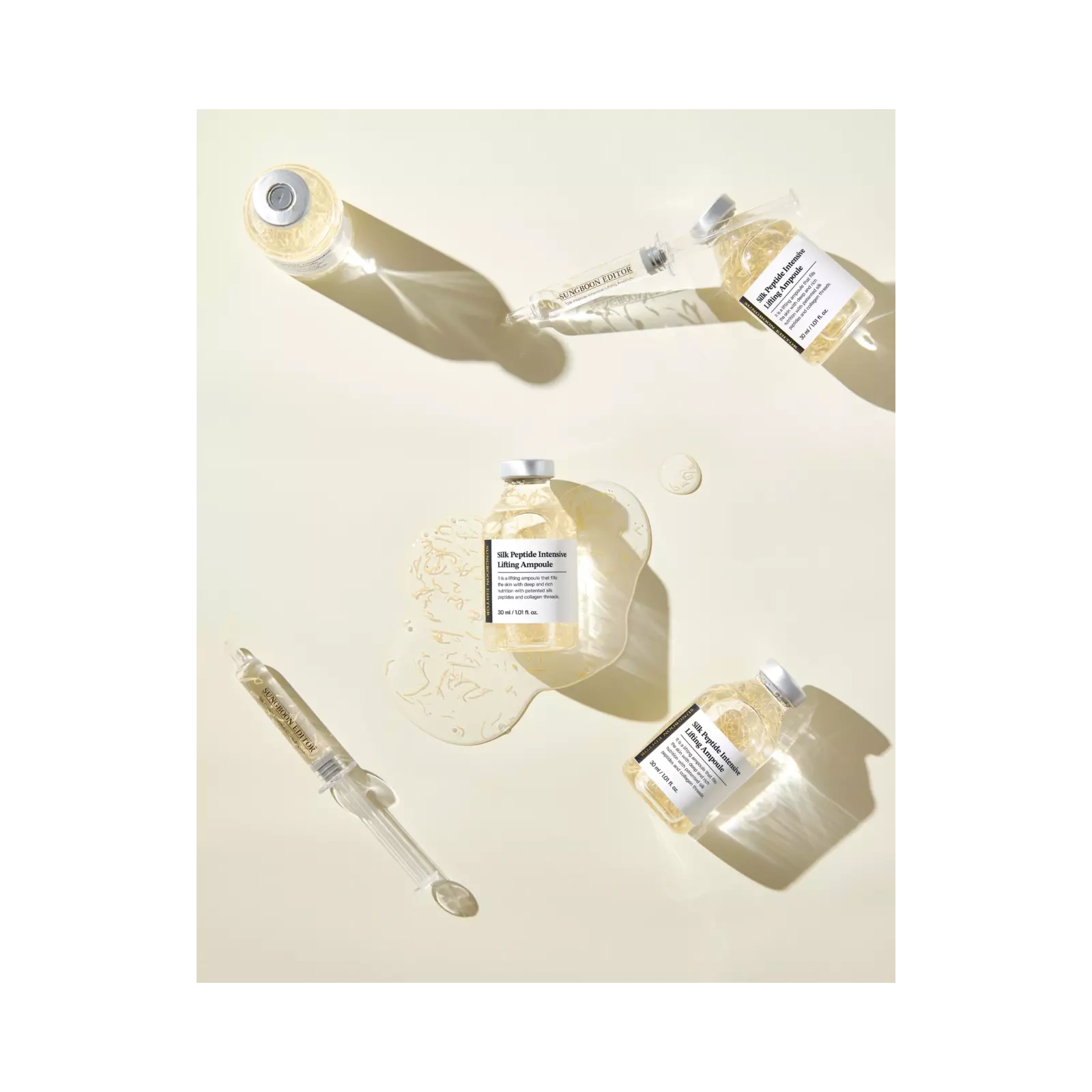 SUNGBOON EDITOR Silk Peptide koreańska ampułka liftingująca z jedwabiem i EGF 35ml
