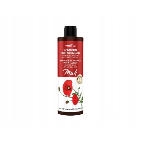 VENITA Trichological trychologiczny szampon do włosów Mak 300ml