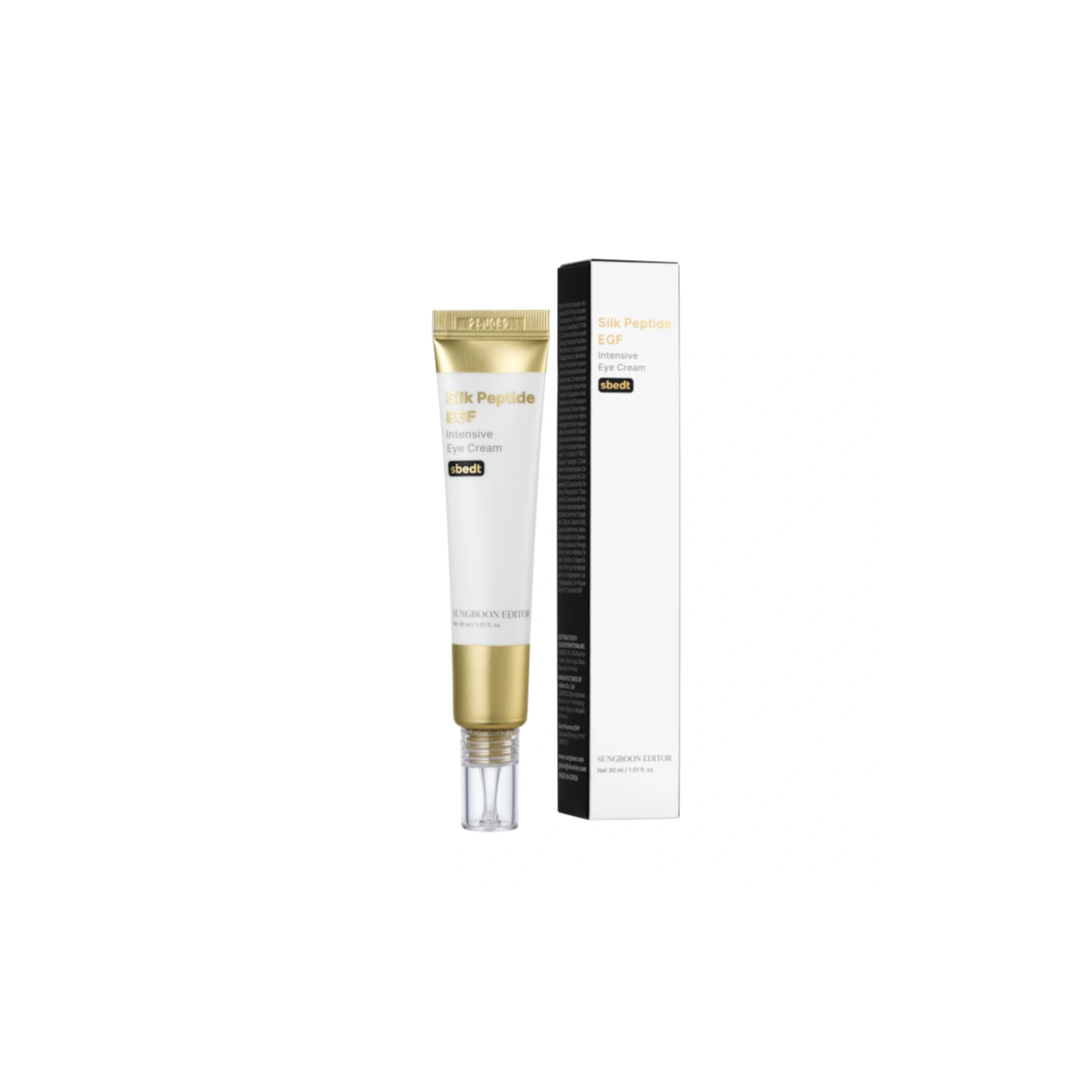 SUNGBOON EDITOR Silk Peptide koreański krem pod oczy intensywnie regenerujący 30ml