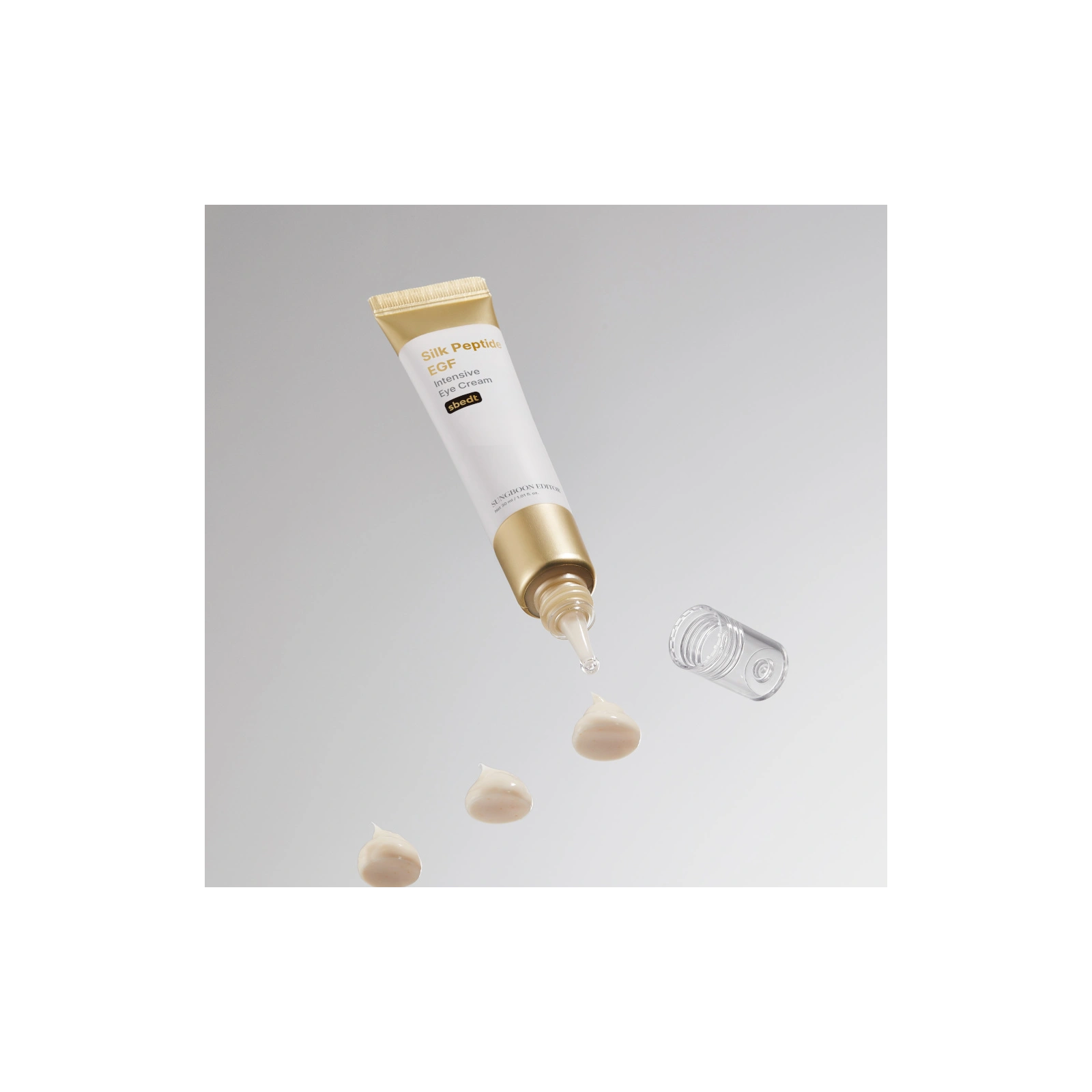 SUNGBOON EDITOR Silk Peptide koreański krem pod oczy intensywnie regenerujący 30ml