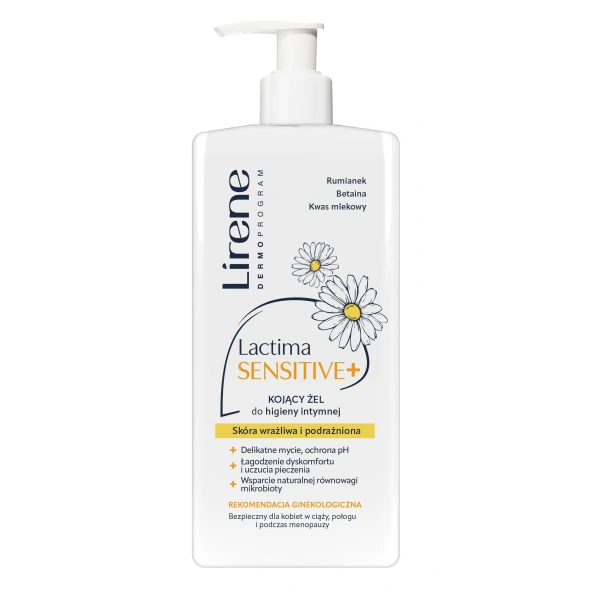 LIRENE Lactima kojący żel do higieny intymnej z rumiankiem SENSITIVE+ 300ml