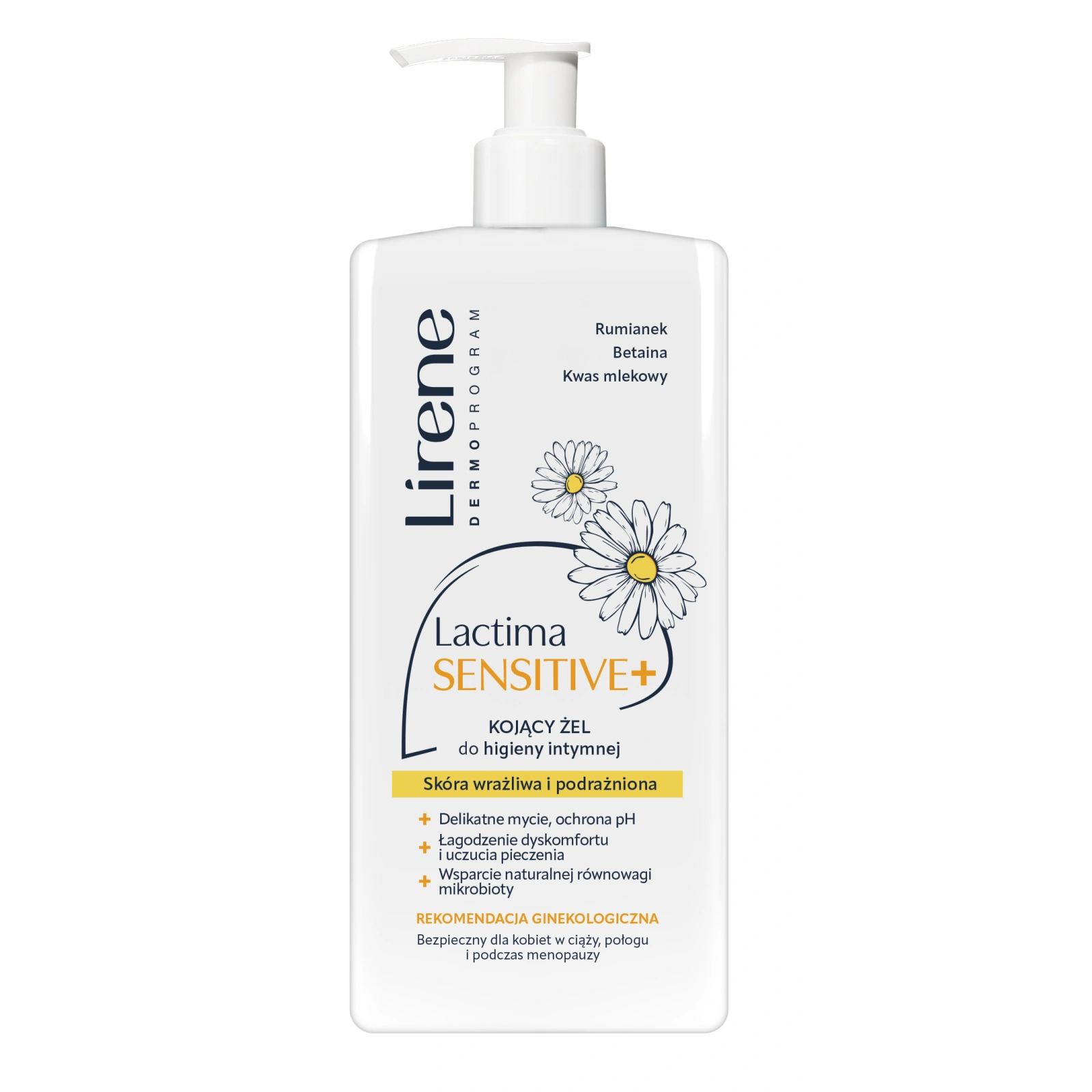 LIRENE Lactima kojący żel do higieny intymnej z rumiankiem SENSITIVE+ 300ml
