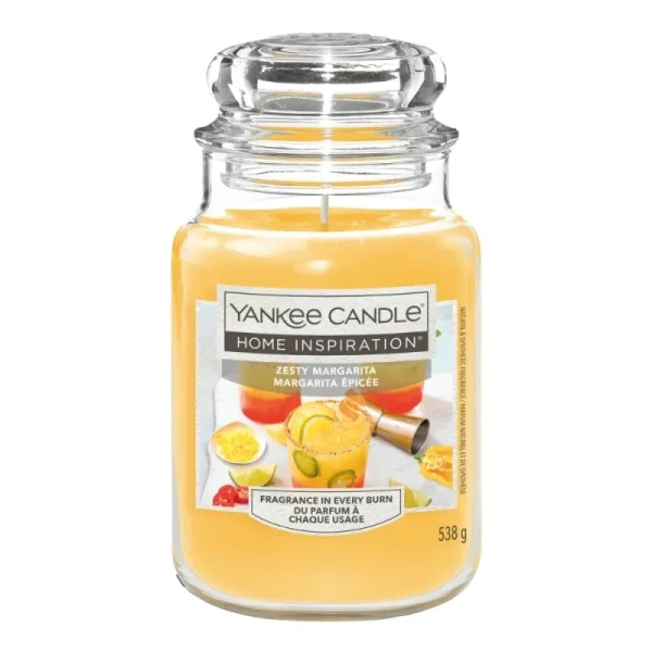 YANKEE CANDLE Home Inspiration Duża świeca w słoiku ZESTY MARGARITA 538g