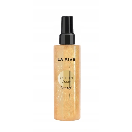 LA RIVE Body Mist perfumowana mgiełka do ciała z drobinkami Golden Dream 200ml