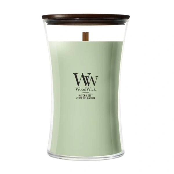 WOODWICK Pluswick duża świeca w słoiku MATCHA ZEST 609,5g