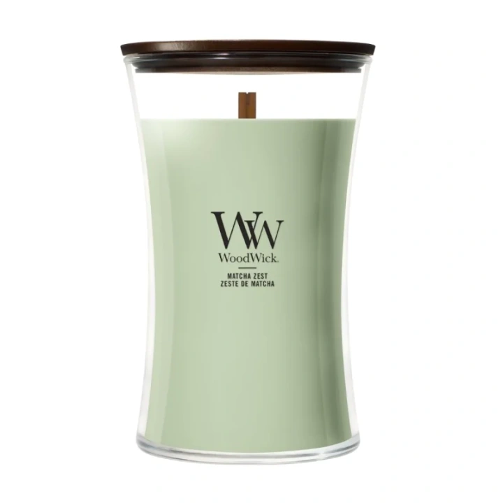 WOODWICK Pluswick duża świeca w słoiku MATCHA ZEST 609,5g