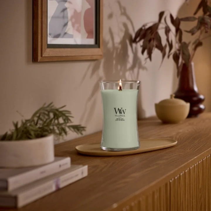 WOODWICK Pluswick duża świeca w słoiku MATCHA ZEST 609,5g