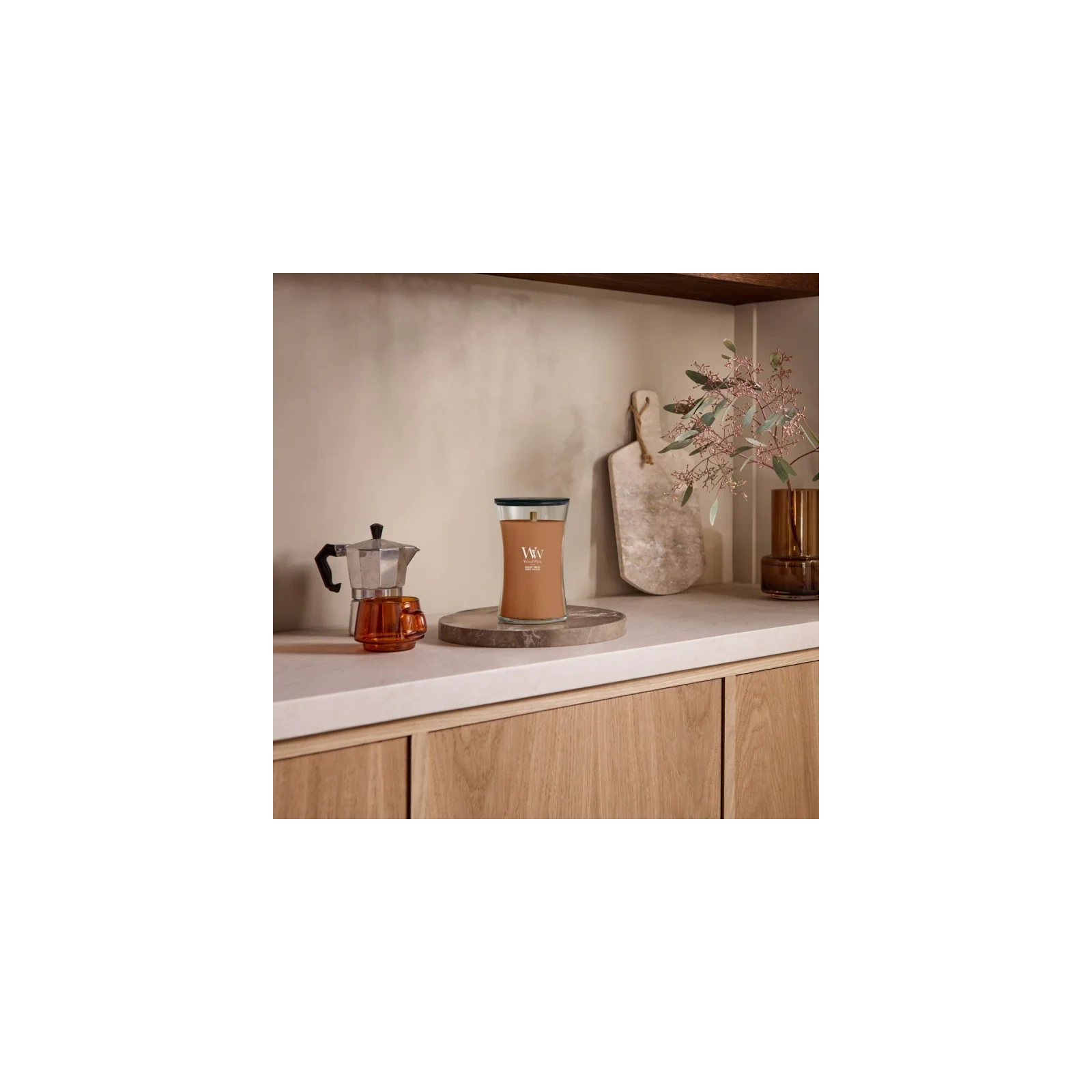 WOODWICK Pluswick duża świeca w słoiku RADIANT AMBER 609,5g