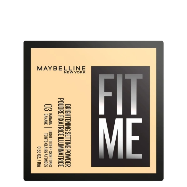 MAYBELLINE Fit Me Loose Powder puder do twarzy sypki 03 Banana 15g
