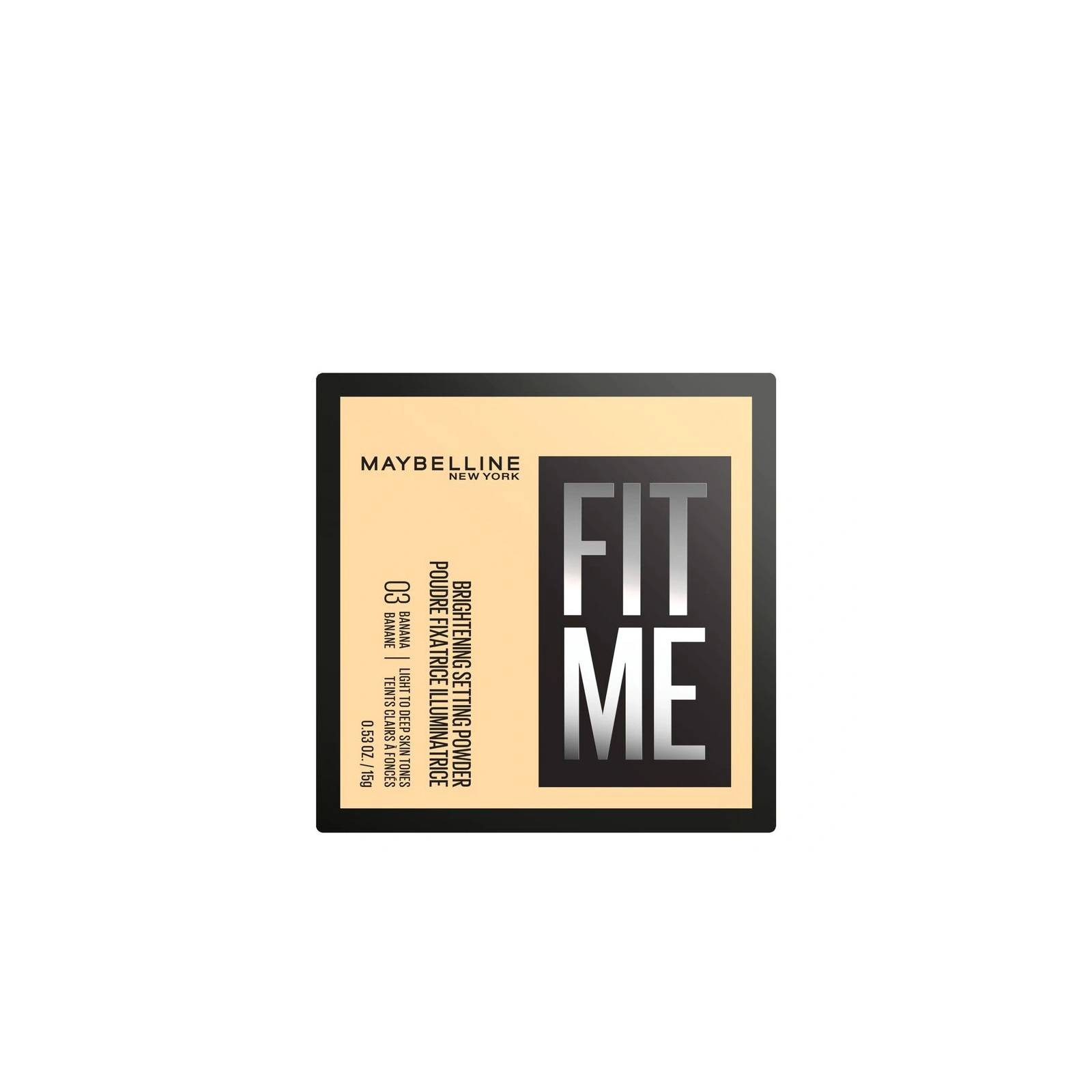 MAYBELLINE Fit Me Loose Powder puder do twarzy sypki 03 Banana 15g