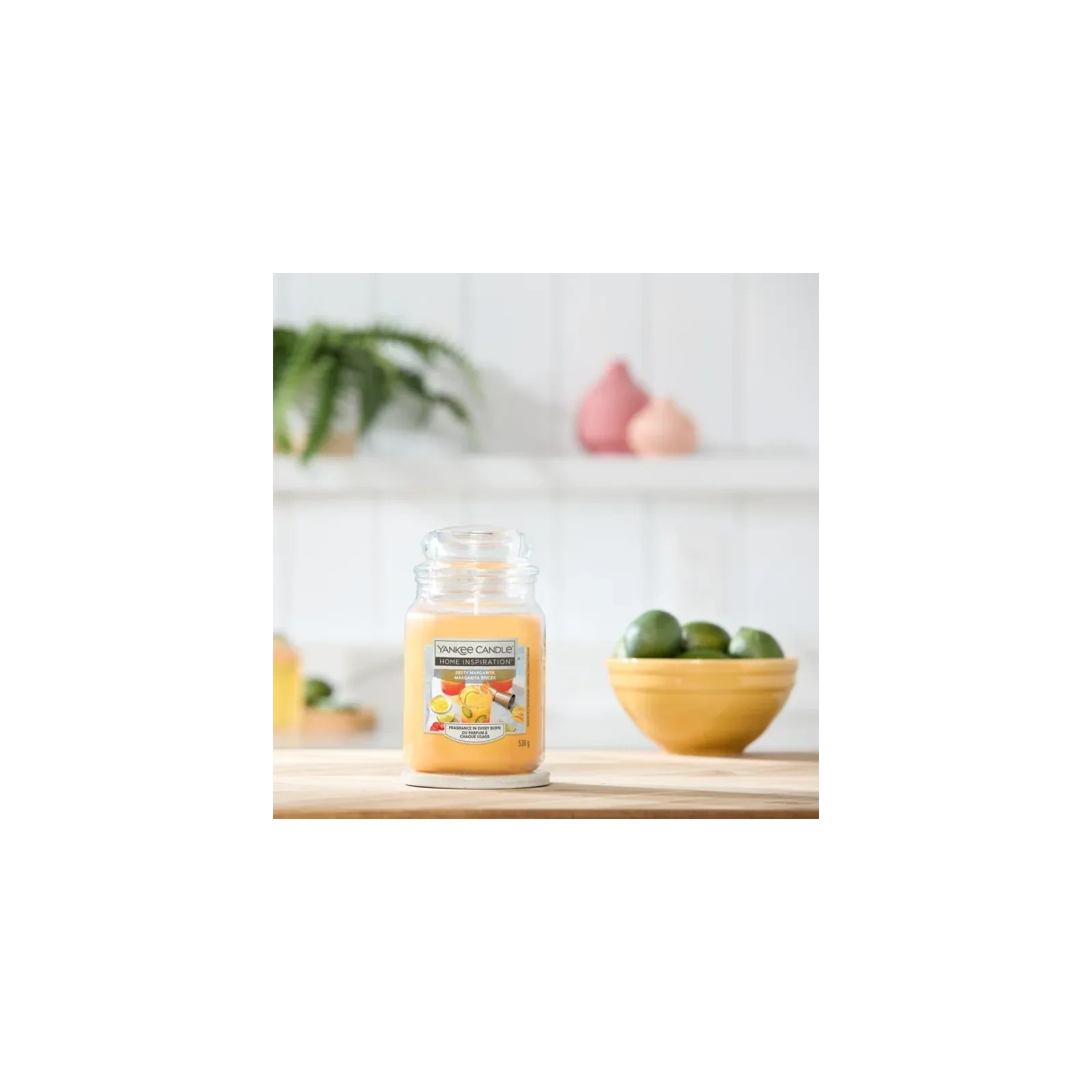 YANKEE CANDLE Home Inspiration Duża świeca w słoiku ZESTY MARGARITA 538g
