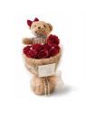 ECARLA Flower Box bukiet mydlanych kwiatów z MISIEM 8szt LED BUK31CZE