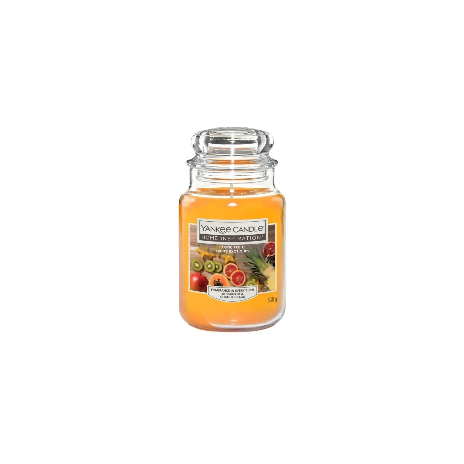 YANKEE CANDLE Home Inspiration Duża świeca w słoiku EXOTIC FRUITS 538g