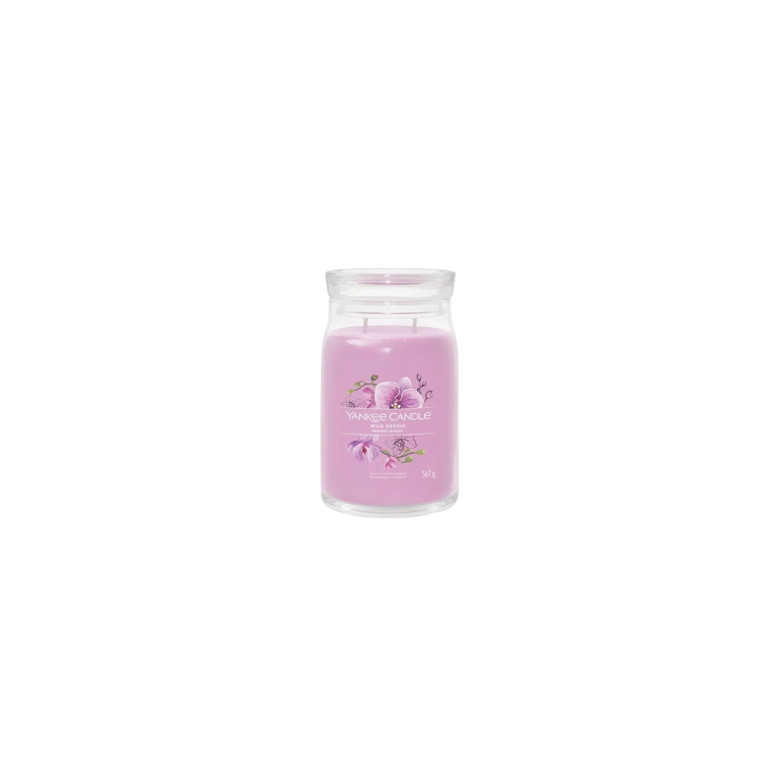 YANKEE CANDLE Signature Duża świeca w słoiku WILD ORCHID 567g