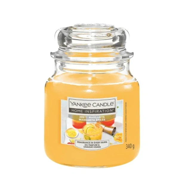 YANKEE CANDLE Home Inspiration Średnia świeca w słoiku ZESTY MARGARITA 340g