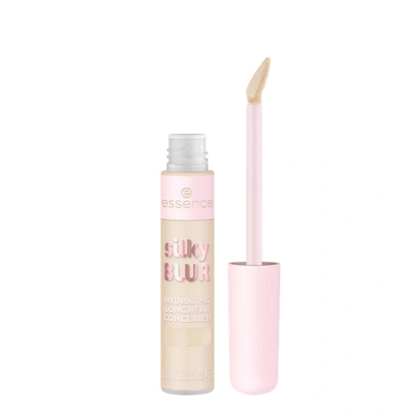 ESSENCE Silky Blur nawilżający korektor do twarzy 100 średnie krycie 10ml