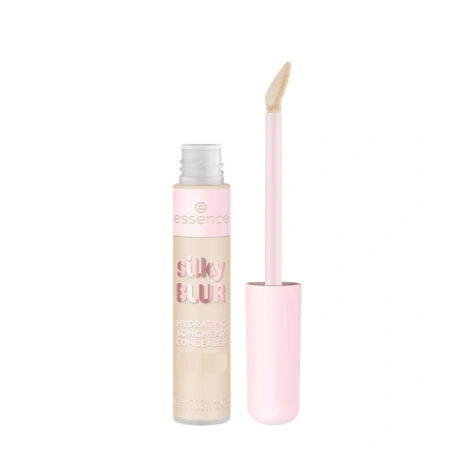 ESSENCE Silky Blur nawilżający korektor do twarzy 100 średnie krycie 10ml