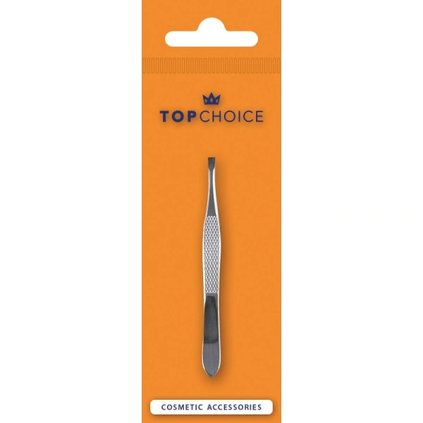 TOP CHOICE pęseta do regulacji brwi prosta 75926