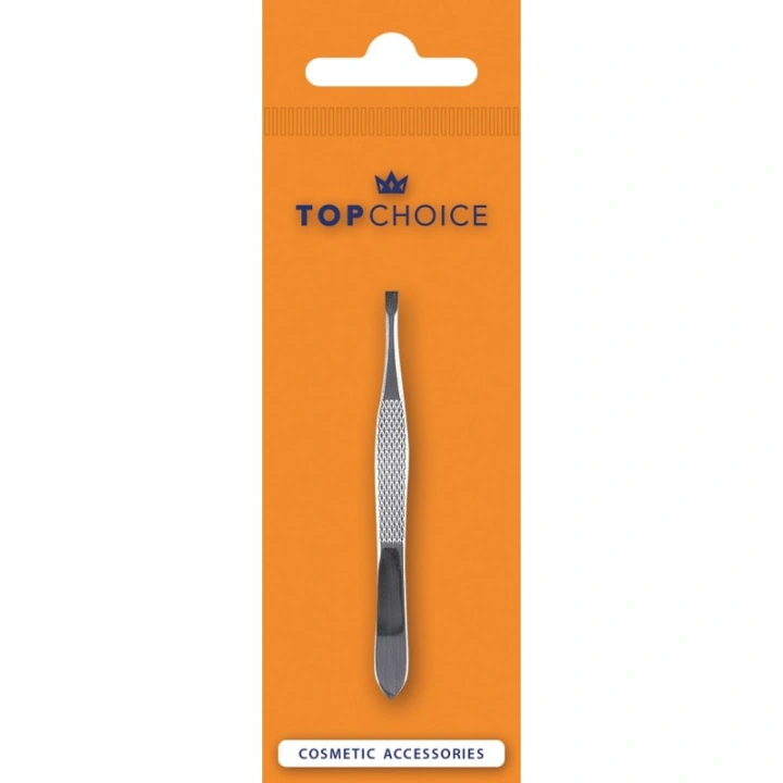 TOP CHOICE pęseta do regulacji brwi prosta 75926