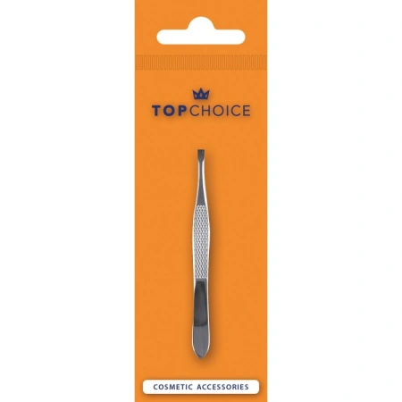 TOP CHOICE pęseta do regulacji brwi prosta 75926