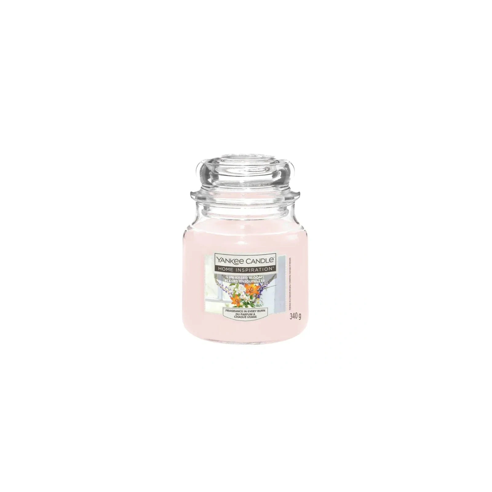 YANKEE CANDLE Home Inspiration Średnia świeca w słoiku SUN-KISSED BLOOMS 340g