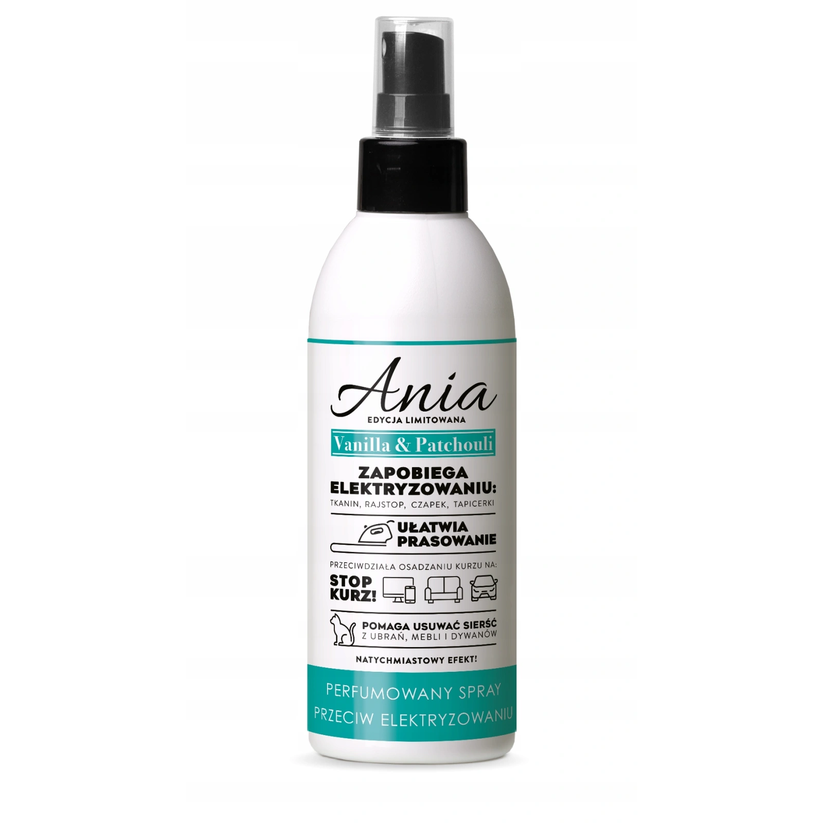 BARWA Ania spray przeciw elektryzowaniu Vanilla Patchouli 220ml