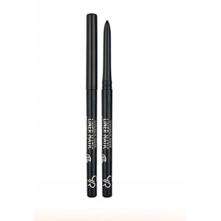 GOLDEN ROSE Liner Matic kredka do oczu wykręcana i wodoodporna 201 Black 0,35g