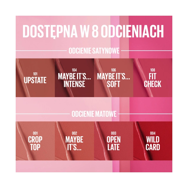 MAYBELLINE Serum Lipstick pomadka do ust 004 Wild Card 4,4g