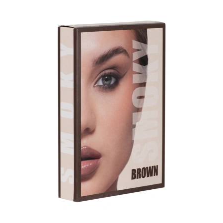 PIERRE RENE Smoky uniwersalny zestaw do makijażu Smoky Brown