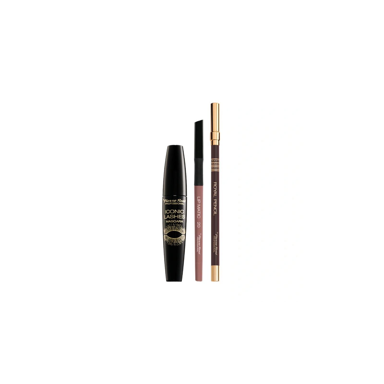 PIERRE RENE Smoky uniwersalny zestaw do makijażu Smoky Brown