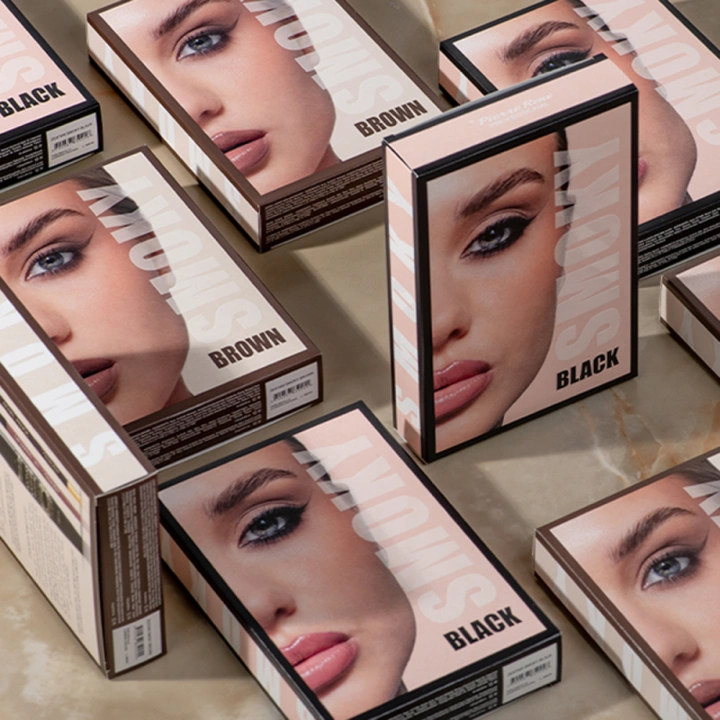 PIERRE RENE Smoky uniwersalny zestaw do makijażu Smoky Brown