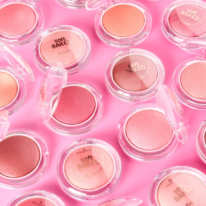 ESSENCE Soft Baked Blush wypiekany róż do policzków 40 Think Pink 4g