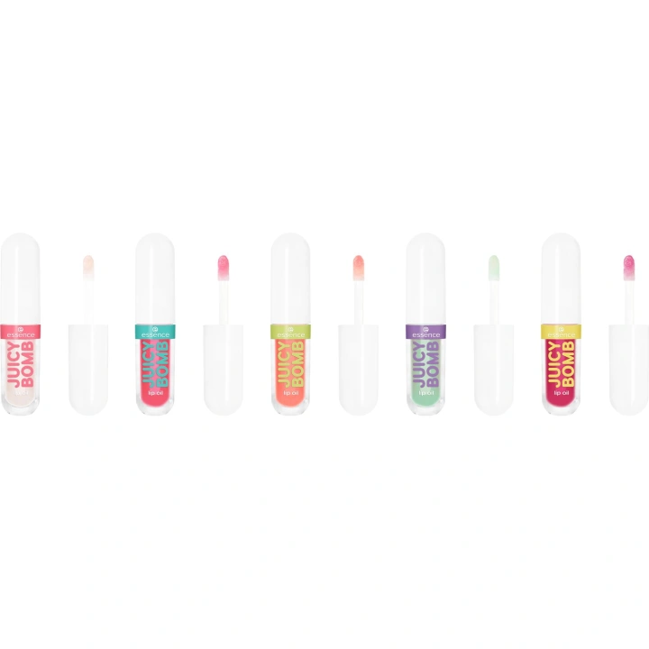 ESSENCE Juicy Bomb zestaw olejków do ust Lip Oil Set 5x2,4ml