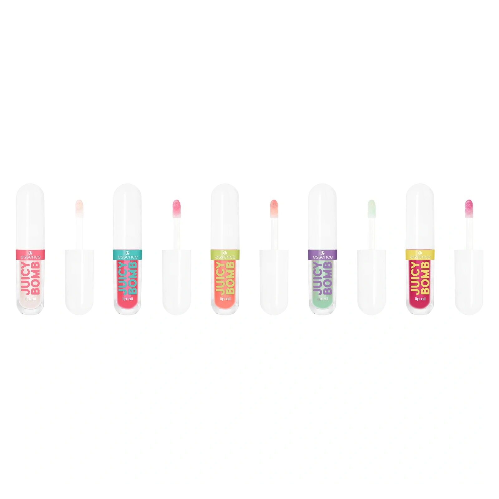 ESSENCE Juicy Bomb zestaw olejków do ust Lip Oil Set 5x2,4ml