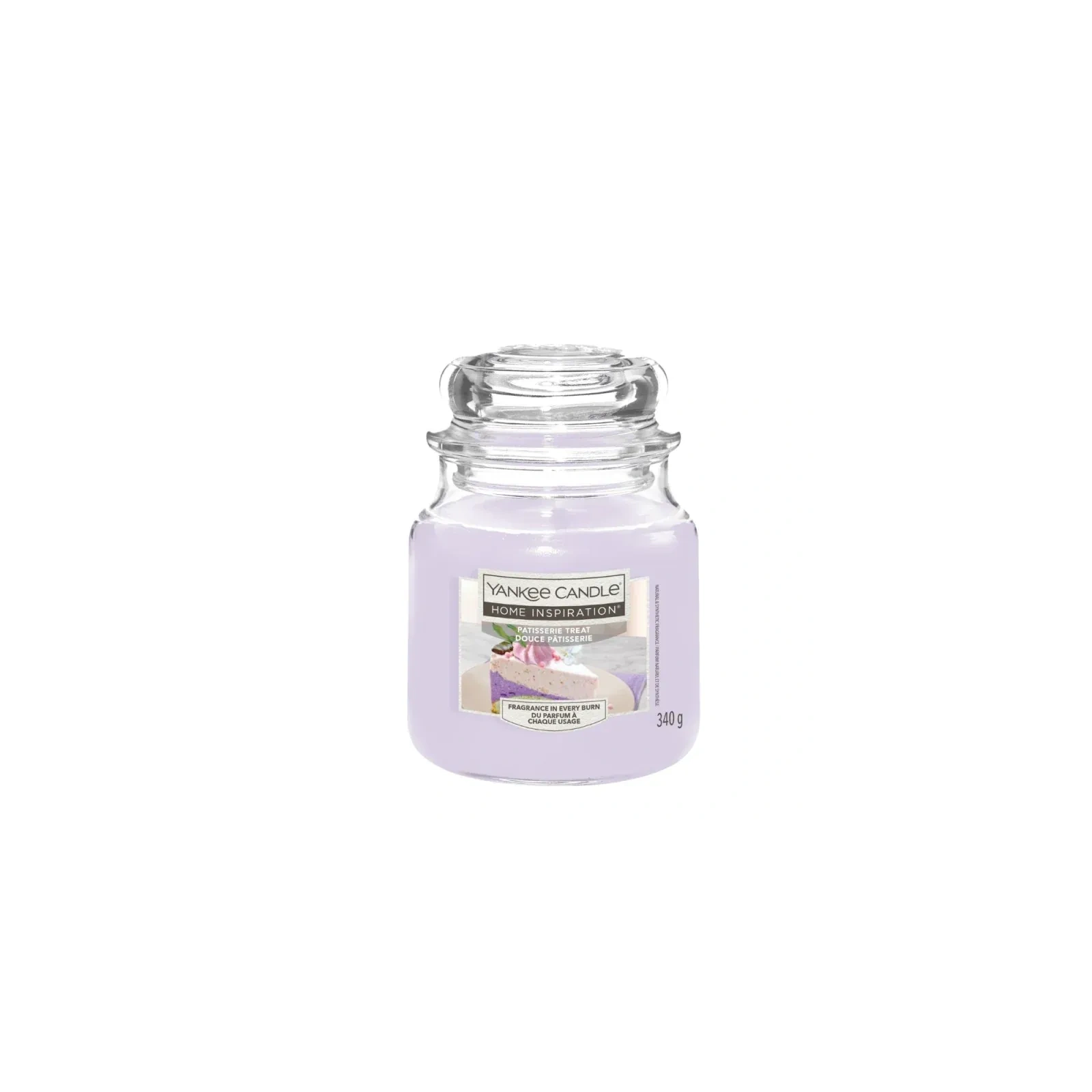 YANKEE CANDLE Home Inspiration Średnia świeca w słoiku PATISSERIE TREA 340g