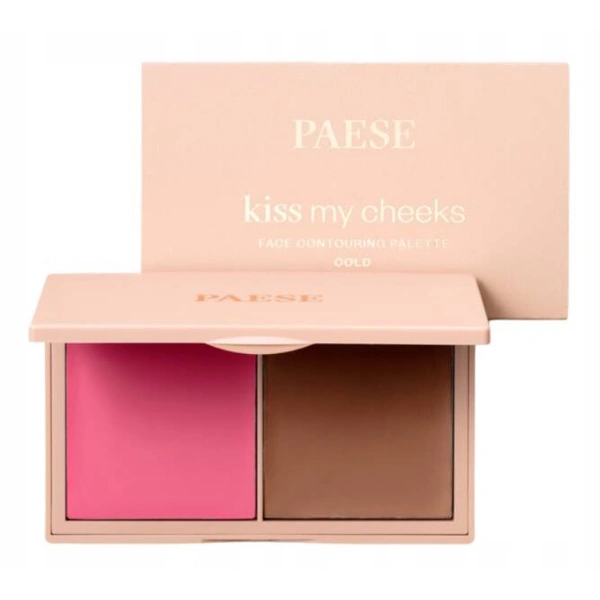 PAESE Kiss My Cheeks paleta do konturowania w chłodnej tonacji Cold 15g